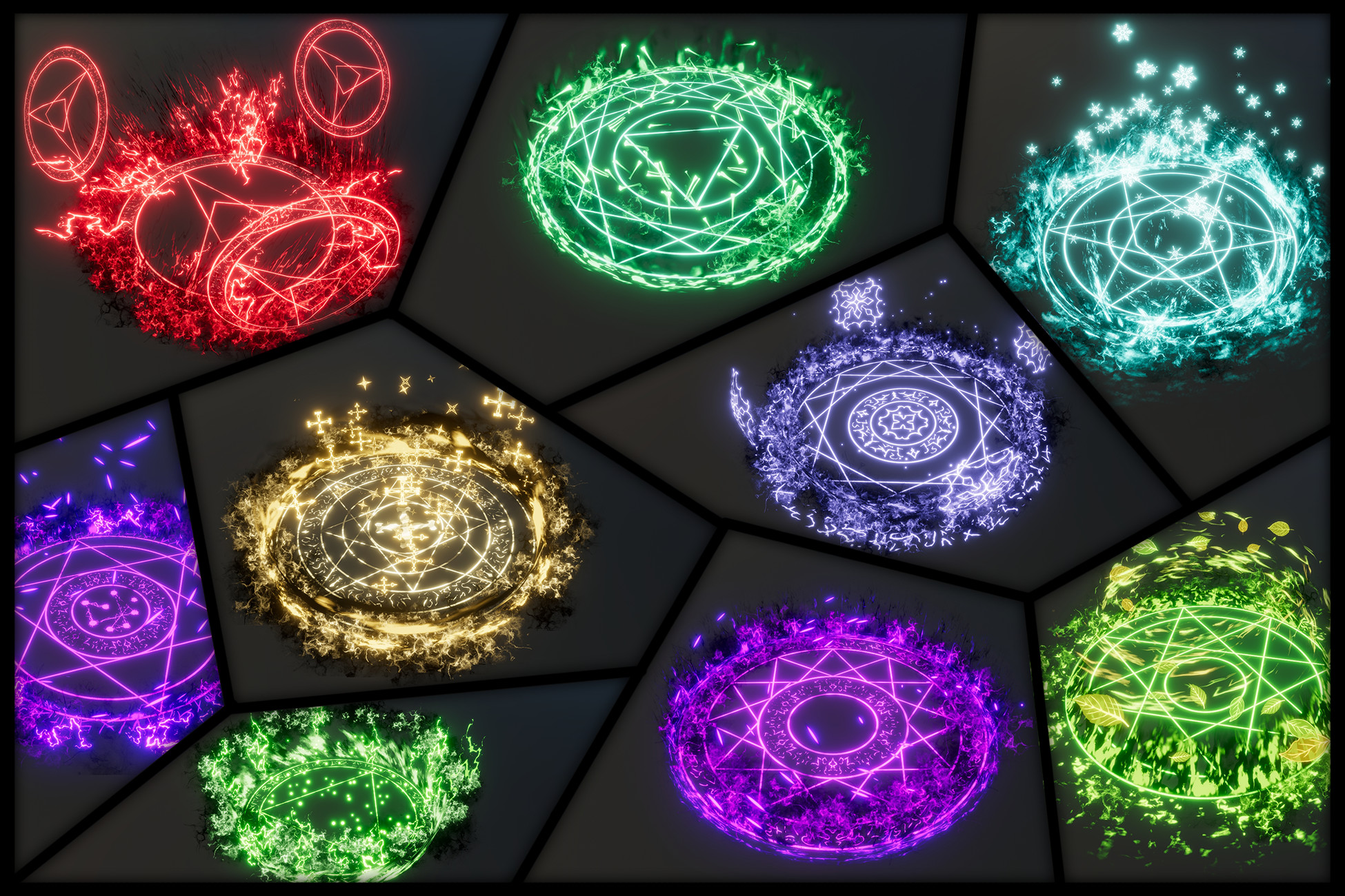 25 Magic Circle | VFX Particles | Unity Asset Store