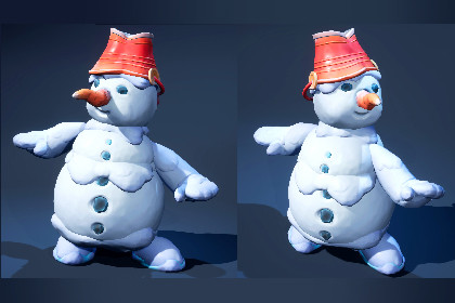 happy snowman