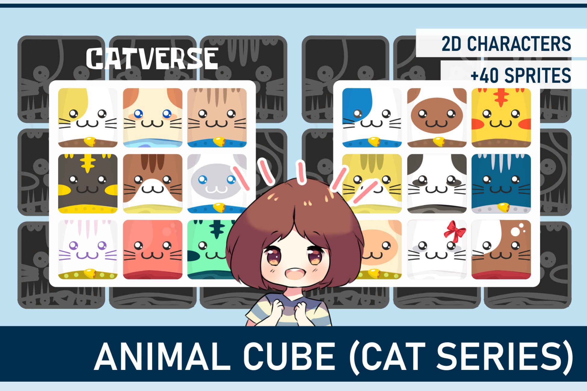Animal Cube (Cat Series) - 2D Asset | 2D | Unity Asset Store