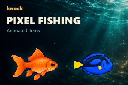 Pixel Fishing - Animated Items v.1