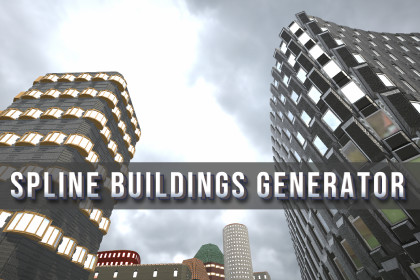 Spline Buildings Generator