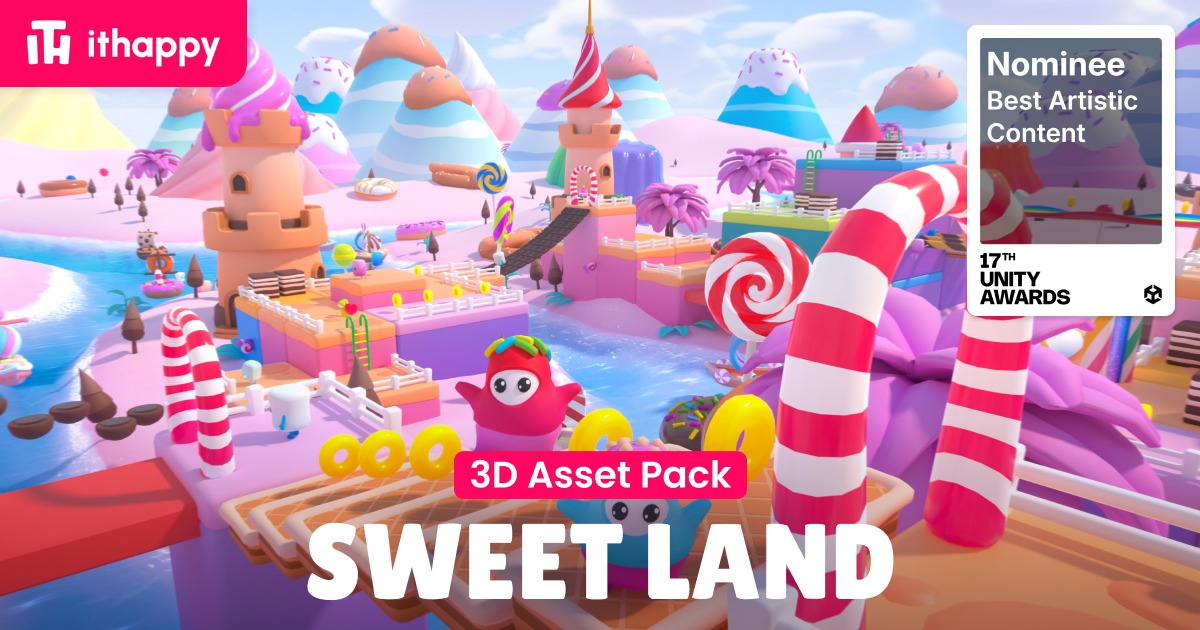Sweet Land - Low Poly 3D Models Pack | 3D Fantasy | Unity Asset Store
