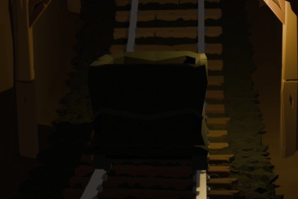 Low Poly Minecart