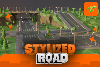 Stylized Road Pack - Thinkix Studios