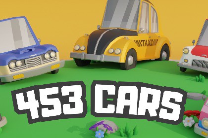 Low Poly Cars: Cute Stylized