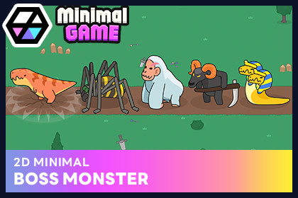 2D Minimal - Boss Monsters