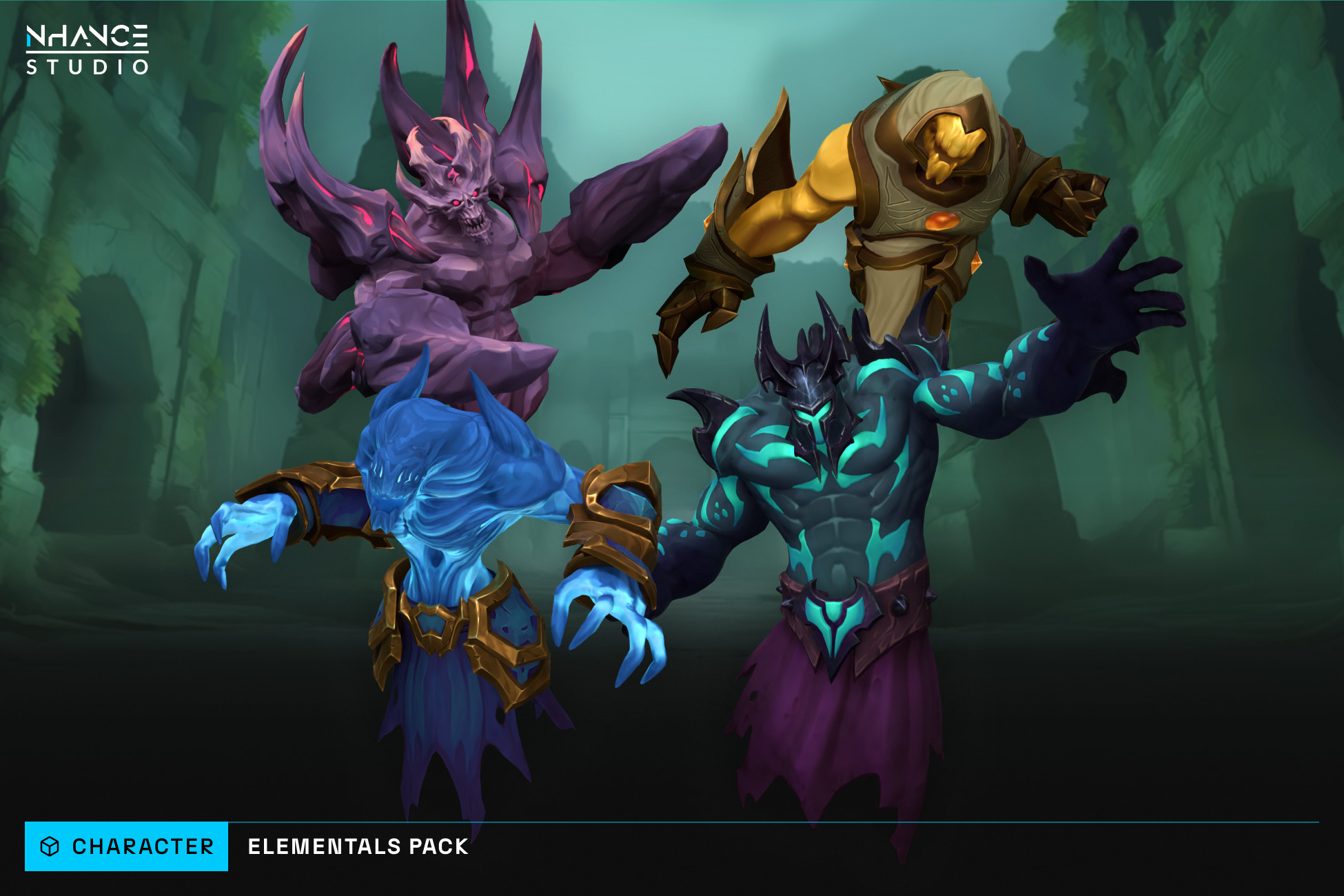 Stylized Fantasy Elementals Pack #2