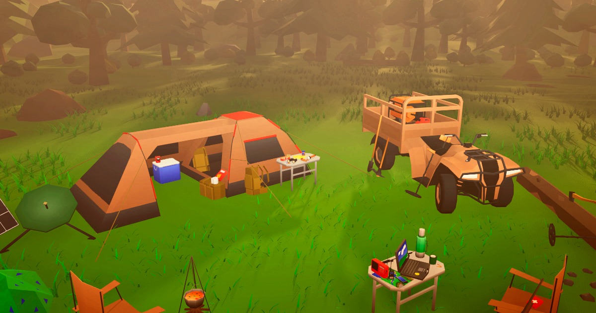 LOW POLY - Research camp (Survival Camp, Survival props, Survival ...