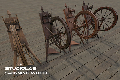 Antique Spinning Wheel