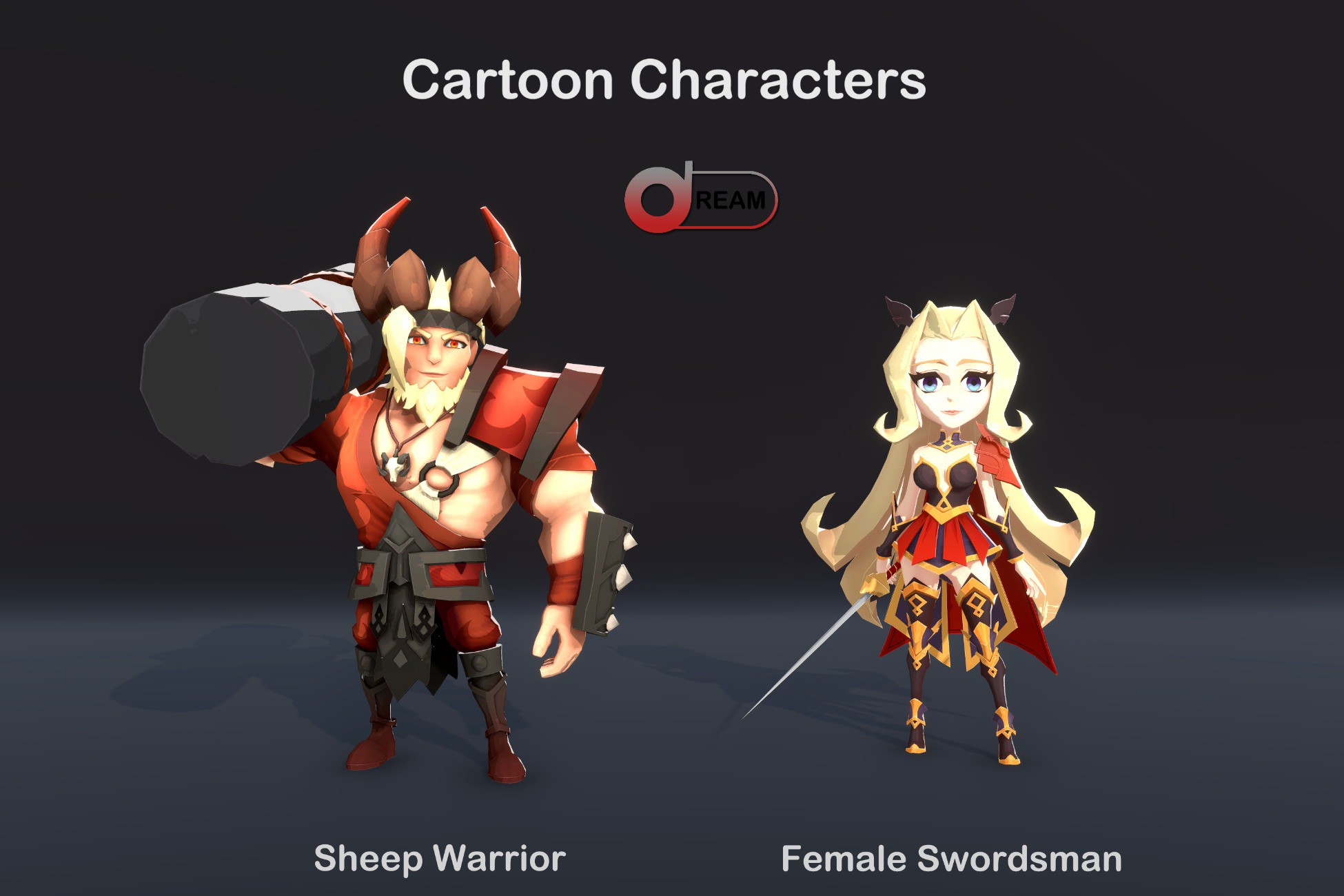Cartoon Characters Pack9 | 角色 | Unity Asset Store