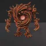 Stylized Wood Monster – Core Variant (Animated, LOD, Skins)