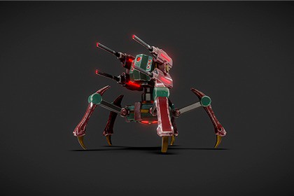 Turret Robot Spider