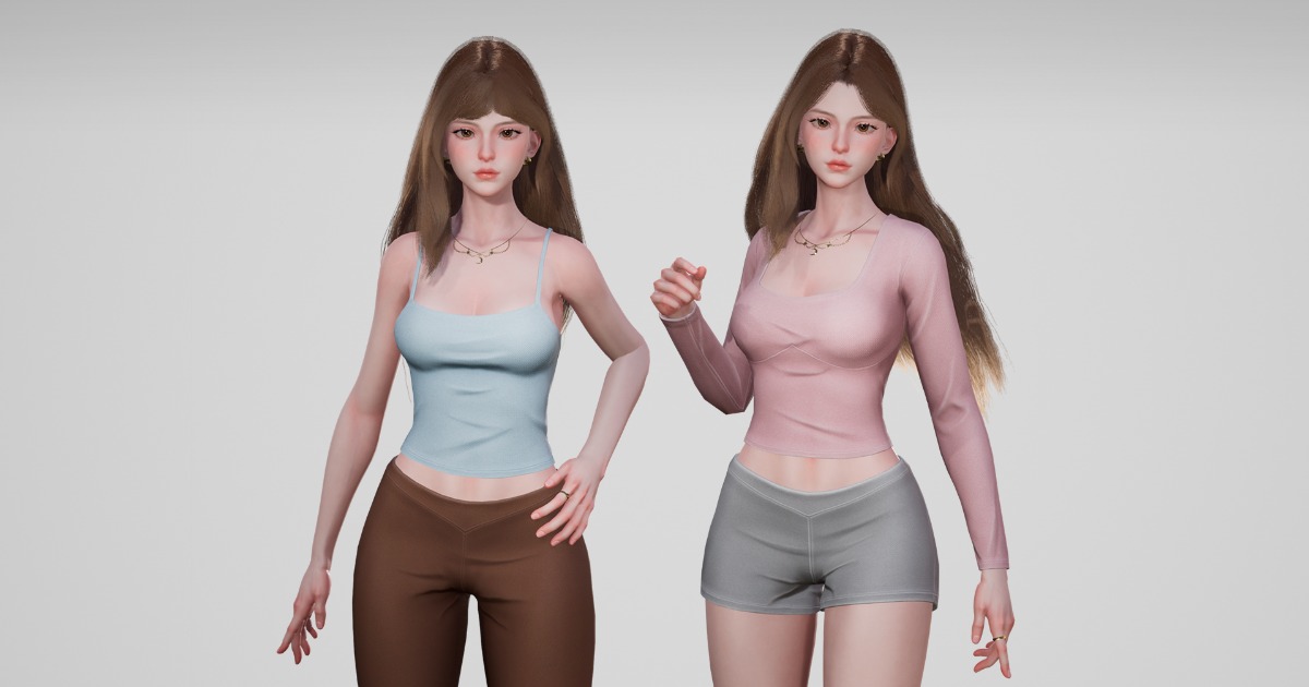 Cozy Home Girl v1 | Characters | Unity Asset Store