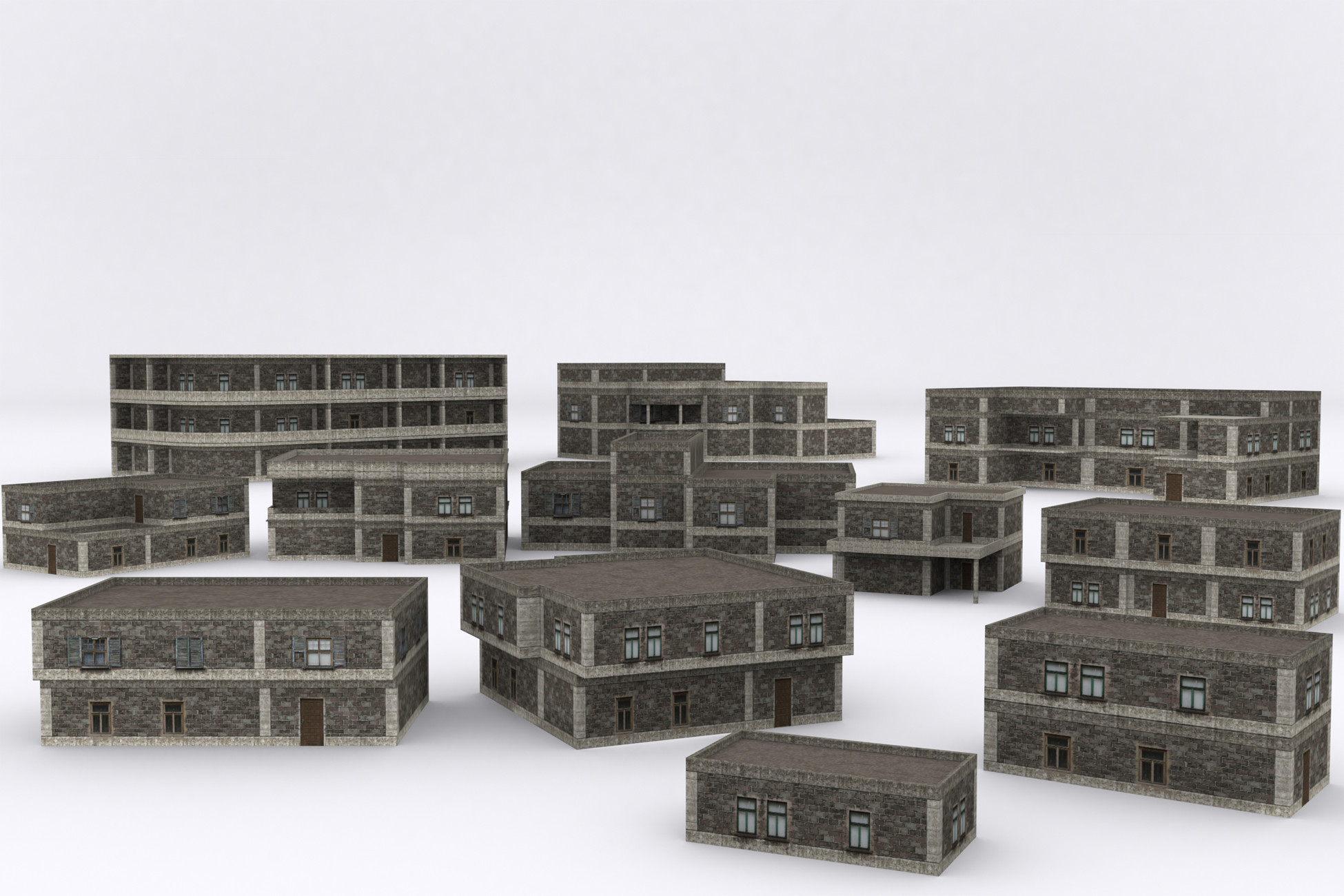 Old Building Pack v3 | 3D Urban | Unity Asset Store