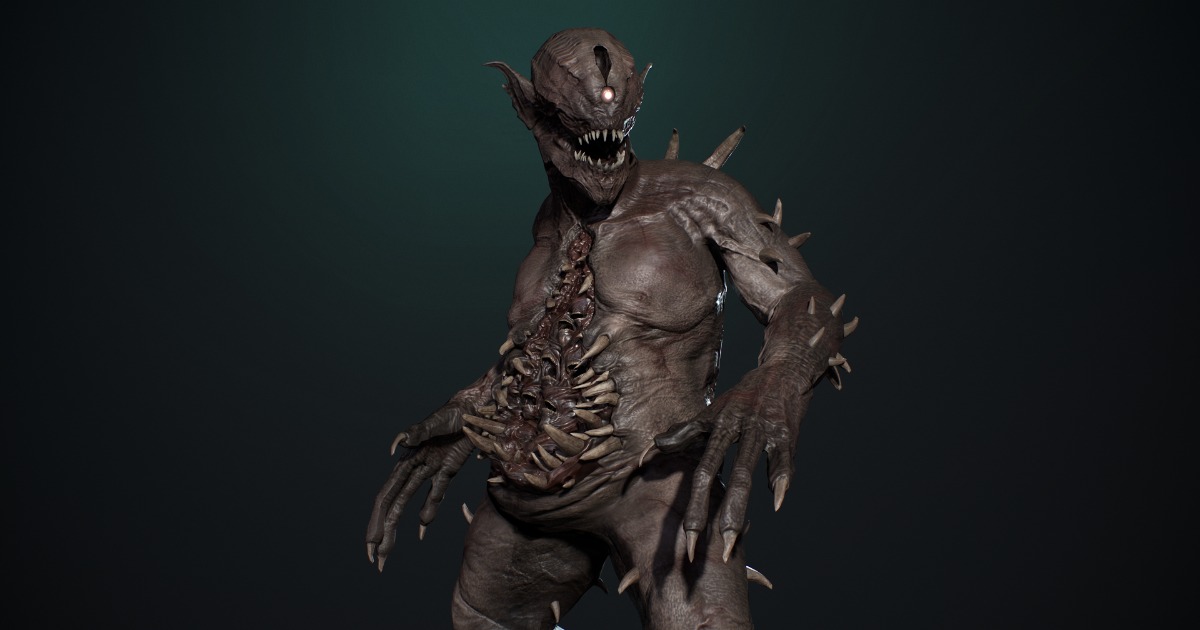 Unity Nightmare Creature Nightmare Monster 7 | 3D 생물 | Unity Asset Store