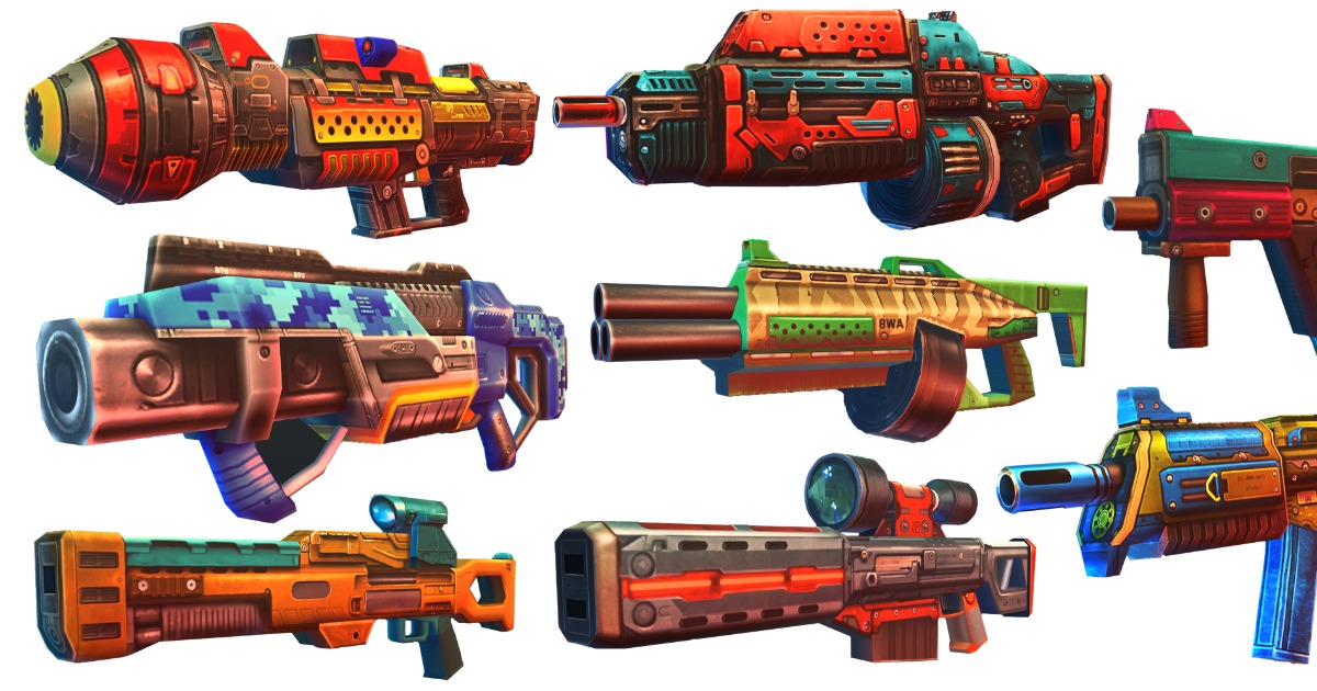 Ultimate Rifles and Si-Fi Launchers 17 Weapons Combo Pack | 3D Guns ...