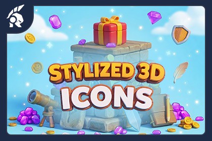 Stylized 3D Icons: Universal Casual Essentials Kit