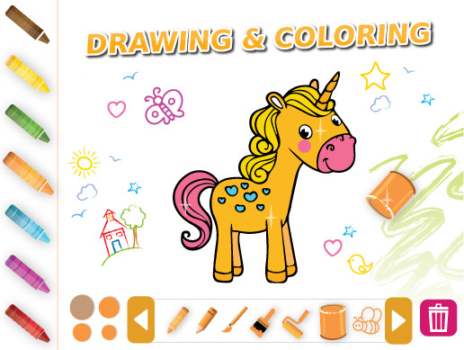 پروژه کامل یونیتی Drawing & Coloring Extra Edition