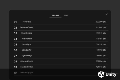 Unity Building Block - Leaderboards