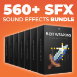 8-Bit Essential SFX Bundle - Weapons, UI, Enemies, World, Player Sound Effects
