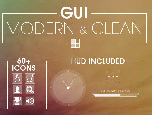 Modern & Clean GUI | 2D GUI | Unity Asset Store