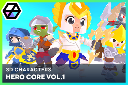 3D Characters - Hero Core Vol.1