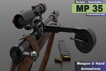 MP 35 Weapon (Fps -Tps)