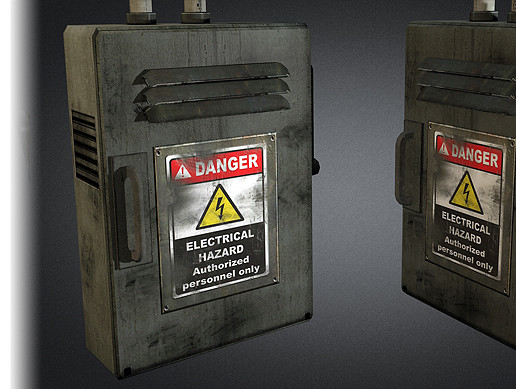Fuse Custom Asset Electric Fuse Box 01 | 3D Electronics | Unity Asset Store