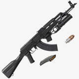 Light Machine Gun 10 Black URP HDRP Textures