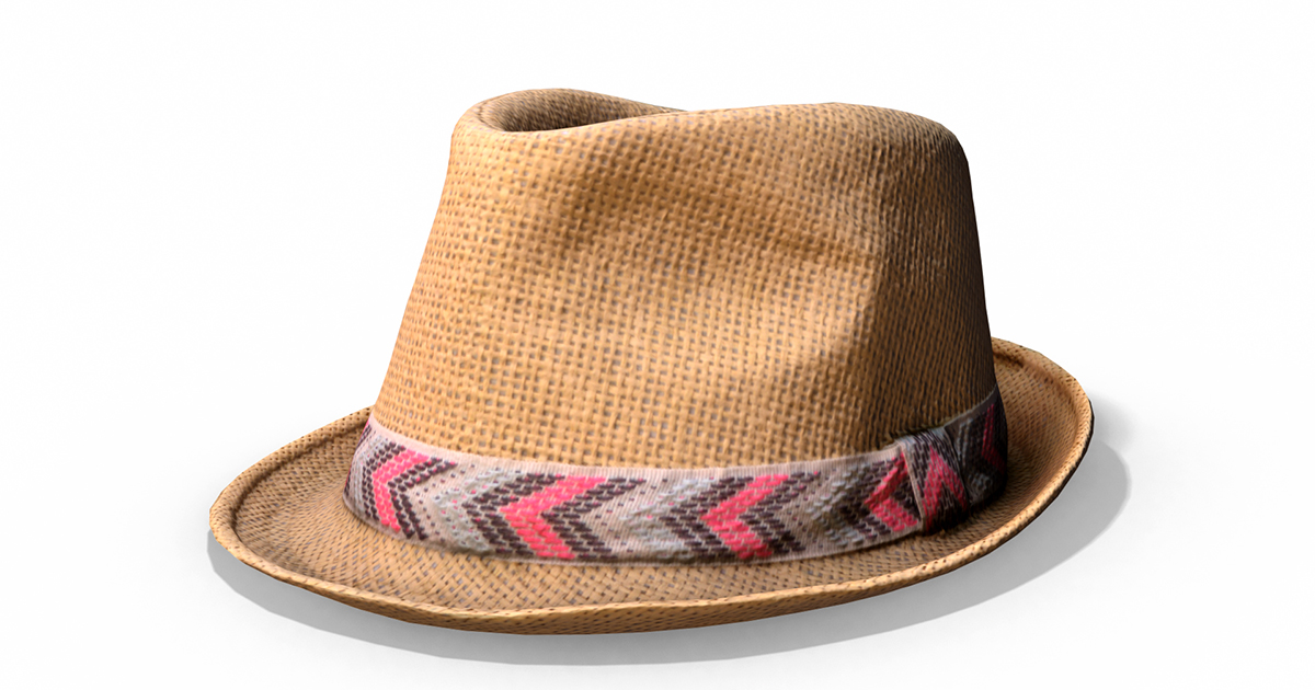 Straw Hat - Photoscanned PBR | 3D Clothing | Unity Asset Store