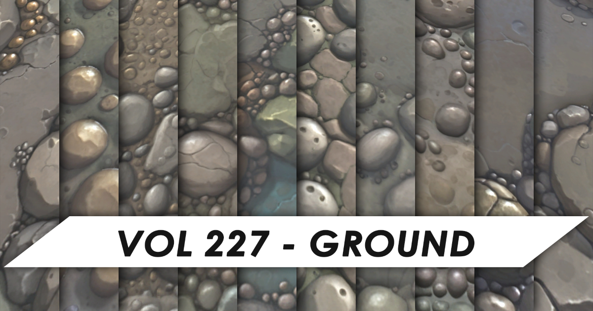 Stylized Textures - Vol 227 - Ground | 2D Textures & Materials | Unity ...