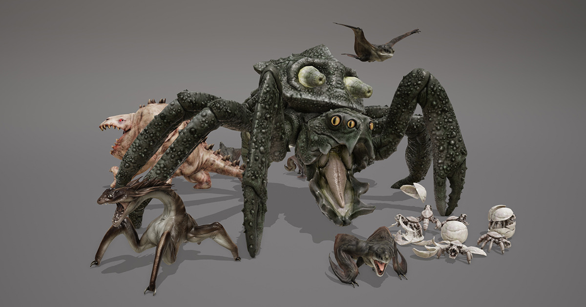 MONSTER PACK VOL 9 | 3D Creatures | Unity Asset Store