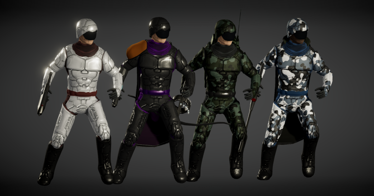 Sci-Fi Infantry Characters | Characters | Unity Asset Store