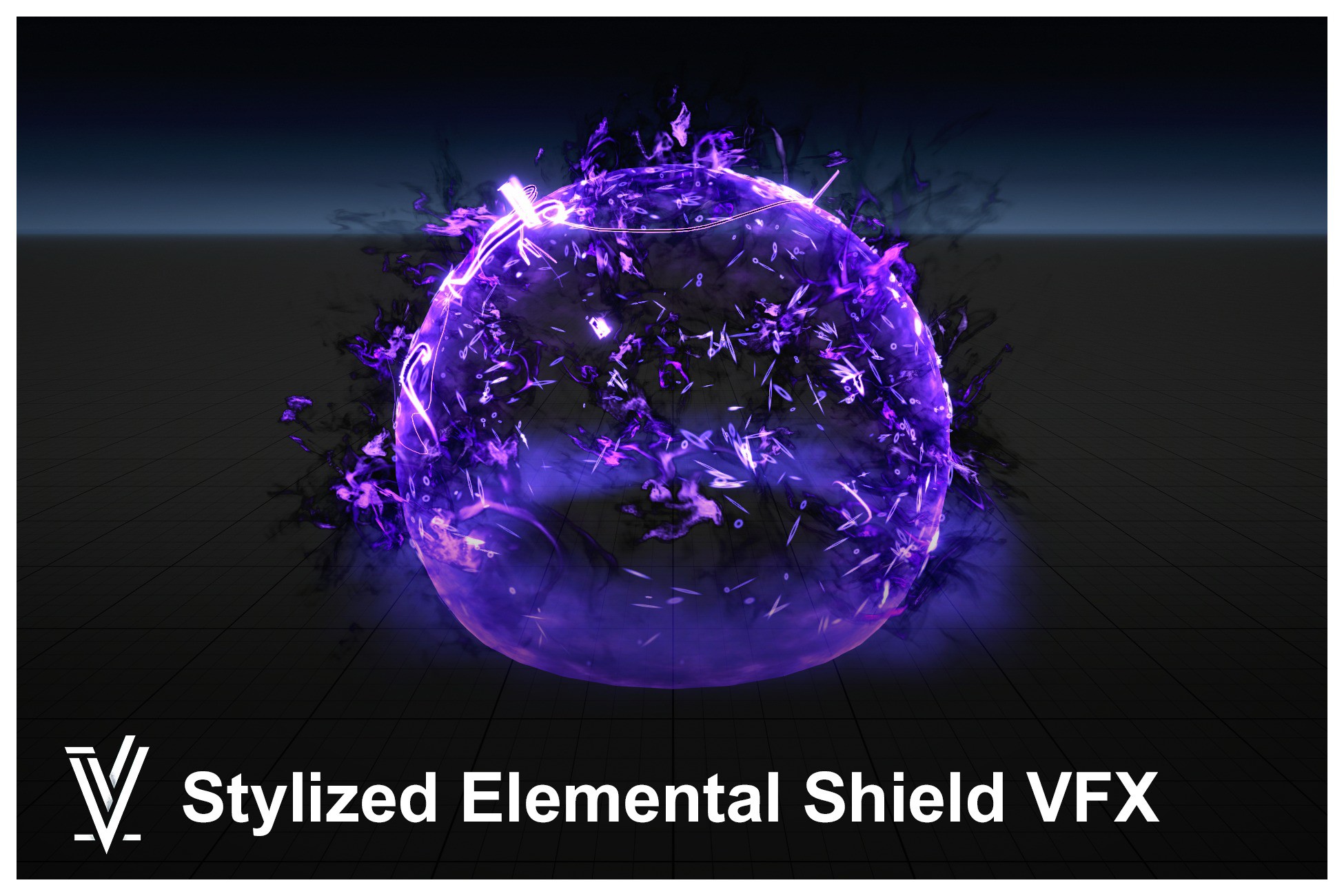 Stylized Elemental Shield VFX | VFX Particles | Unity Asset Store