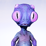 Alien big eyed