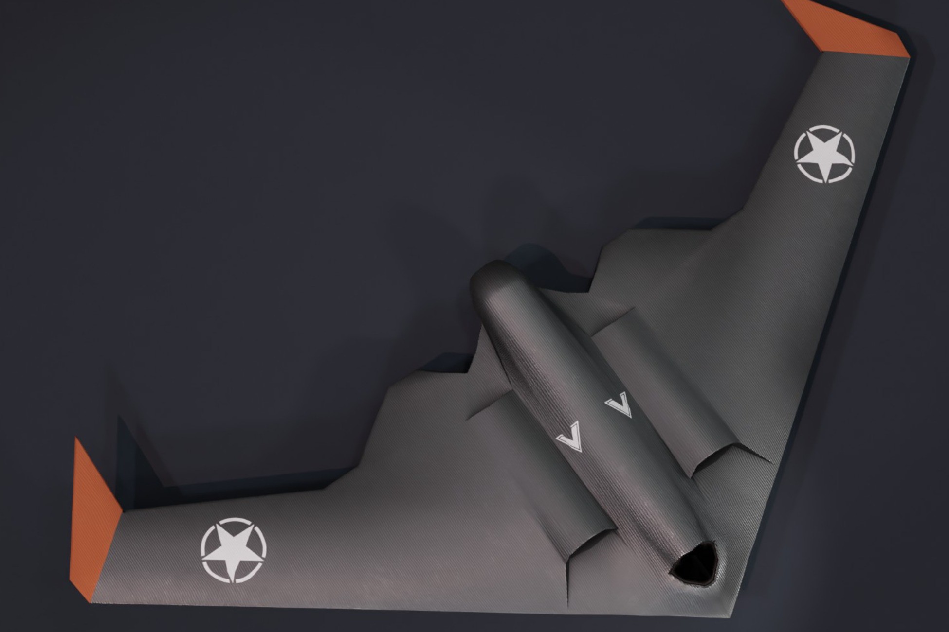 UCAV Stealth Drone 3D Model | 3D 飞机 | Unity Asset Store