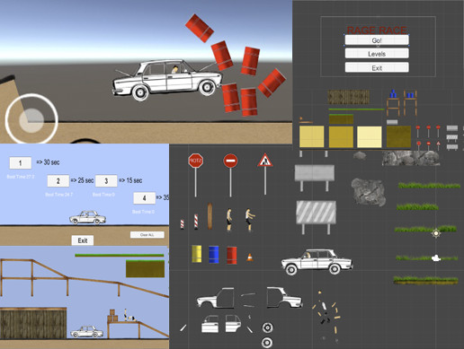 Unity Local Multiplayer Racing Template Rage Race | Templates | Unity Asset Store