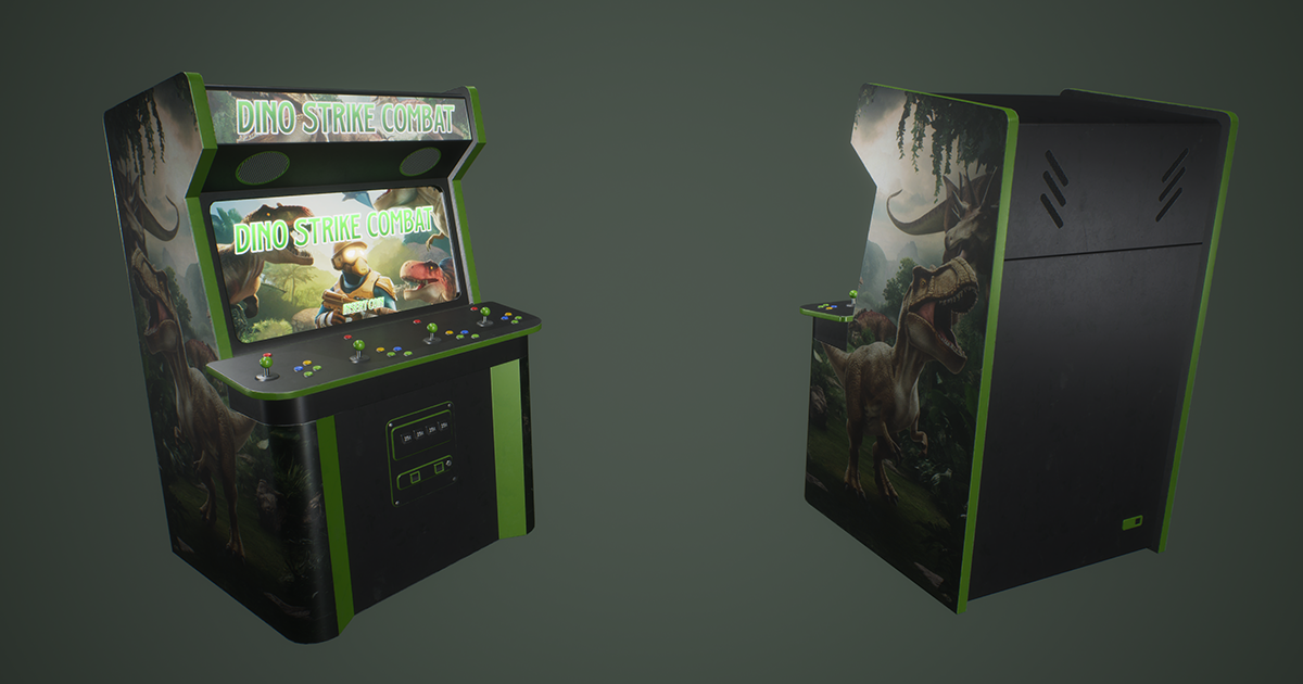 Retro Arcade Machine - 03 | 3D Electronics | Unity Asset Store