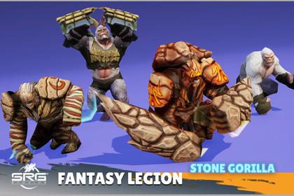 Fantasy Legion - Stone Gorilla