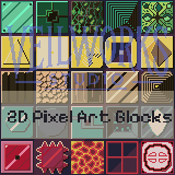 2D Pixel Art Blocks