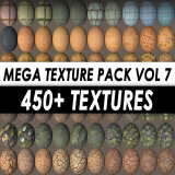 450+ Stylized Textures - Mega Pack Vol 7