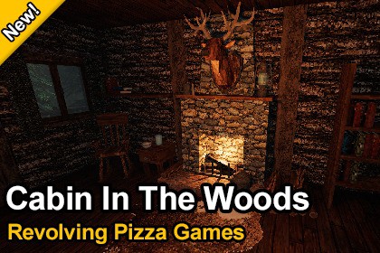 Cabin In The Woods - Modular Retro Style Asset Pack
