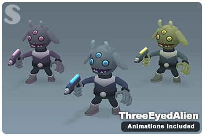 Stylized - ThreeEyedAlien