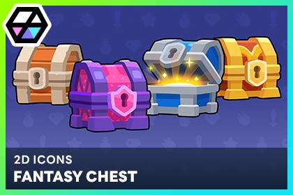2D Icons - Fantasy Chest