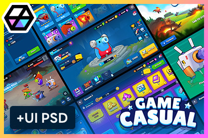 GUI Pro - Casual Game(+PSD)