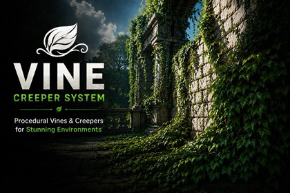 Vine & Creeper System – Procedural Growth, Runtime API & Physics