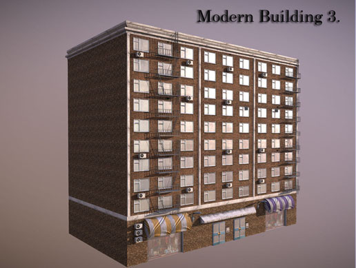 Modern Building 3. | 3D Environments | Unity Asset Store