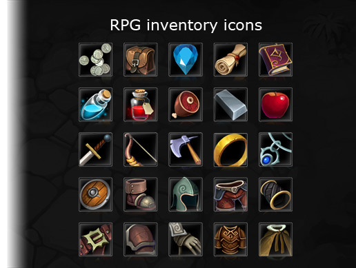 RPG inventory icons | 2D Icons | Unity Asset Store