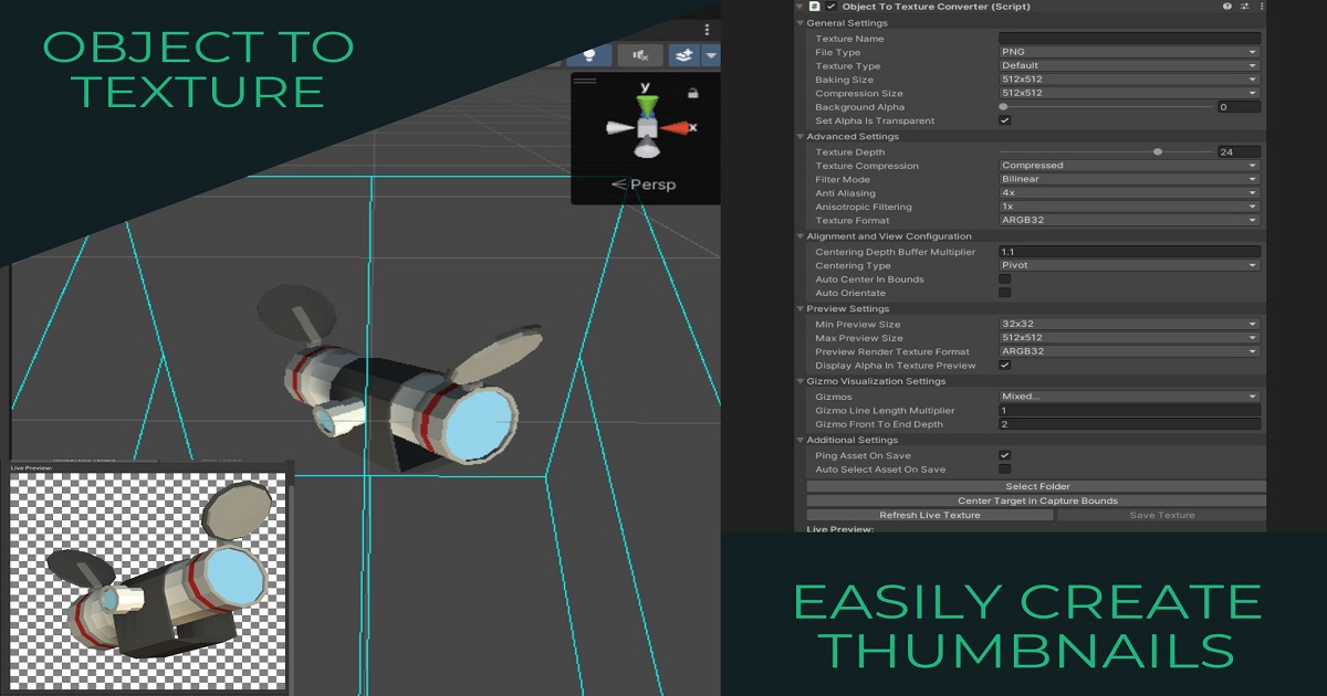 View Tool Unity Object To Icon Converter | Utilities Tools | Unity Asset Store