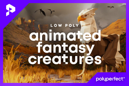 Low Poly Animated Fantasy Creatures